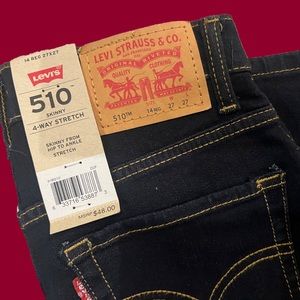 Levi’s 510 stretch skinny jeans 🧵